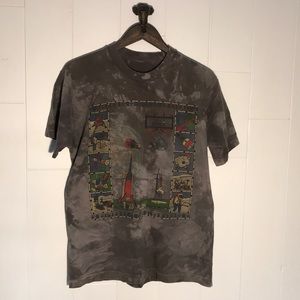 (9) History of space rare vintage tie dye tee